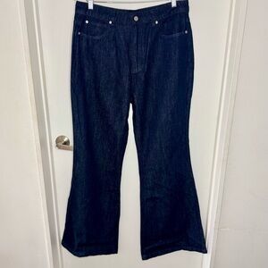 Salt Murphy JASPER INDIGO DENIM Designer Jeans Men’s 32 Wide Leg Dark Wash EUC